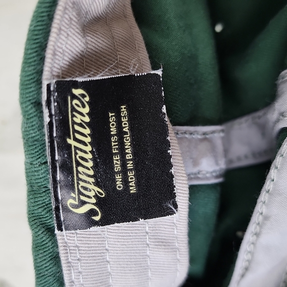 Michigan State Spartans green embroidered baseball hat cap adjustable - Picture 8 of 10